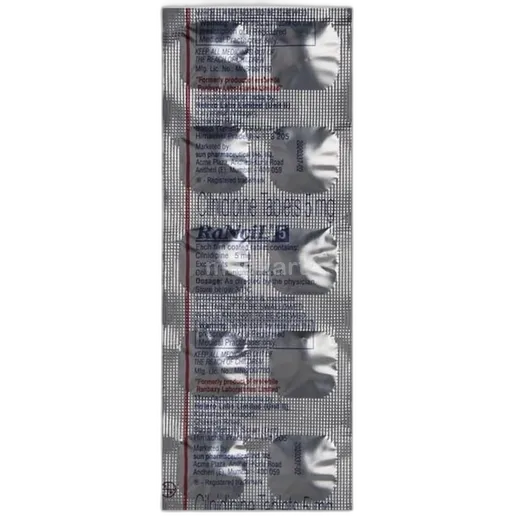 rancil 5mg tablet 10's